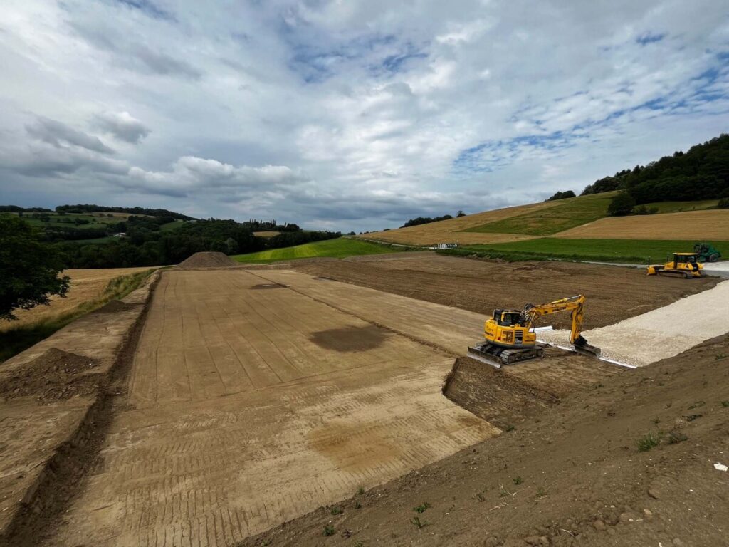 PHOTO DE TRAVAUX PUBLICS RÉALISÉS PAR LA SOCIÉTÉ TPAF GIET À PROXIMITÉ DE RUMILLY